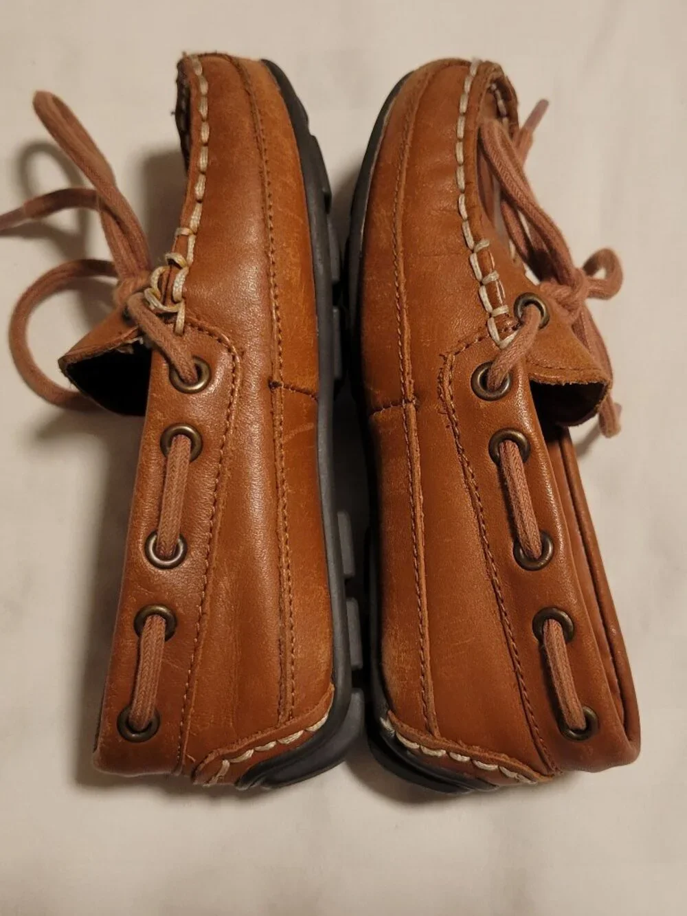 Cole Haan Tan Leather Moccasin Loafers Toddler Boys 8.5Y